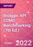 Biologic API CDMO Benchmarking (7th Ed.)- Product Image