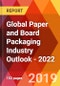 Global Paper and Board Packaging Industry Outlook - 2022 - Product Thumbnail Image