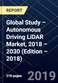 Global Study – Autonomous Driving LiDAR Market, 2018 – 2030 (Edition – 2018)- Product Image