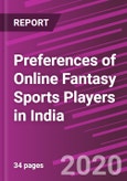 Preferences of Online Fantasy Sports Players in India- Product Image