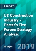 US Construction Industry - Porter's Five Forces Strategy Analysis- Product Image