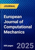 European Journal of Computational Mechanics- Product Image