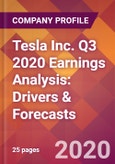 Tesla Inc. Q3 2020 Earnings Analysis: Drivers & Forecasts- Product Image