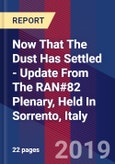 Now That The Dust Has Settled - Update From The RAN#82 Plenary, Held In Sorrento, Italy- Product Image