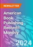 American Book Publishing Record® Monthly- Product Image