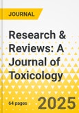 Research & Reviews: A Journal of Toxicology- Product Image