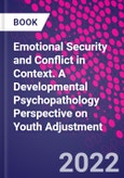 Emotional Security and Conflict in Context. A Developmental Psychopathology Perspective on Youth Adjustment- Product Image