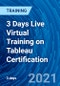 3 Days Live Virtual Training on Tableau certification - Product Thumbnail Image