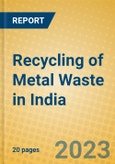 Recycling of Metal Waste in India: ISIC 371- Product Image