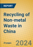 Recycling of Non-metal Waste in China- Product Image