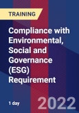 Compliance with Environmental, Social and Governance (ESG) Requirement (Recorded)- Product Image