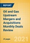 Oil and Gas Upstream Mergers and Acquisitions (M&A) Monthly Deals Review - August 2021 - Product Thumbnail Image