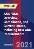 AML/BSA Overview, Compliance, and Current Issues, including new CDD Requirements - Webinar (Recorded)- Product Image
