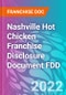 Nashville Hot Chicken Franchise Disclosure Document FDD - Product Thumbnail Image