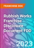 Rubbish Works Franchise Disclosure Document FDD- Product Image