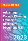 Advantage College Planning Franchise Disclosure Document FDD- Product Image