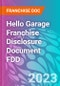Hello Garage Franchise Disclosure Document FDD - Product Thumbnail Image