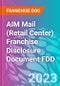 AIM Mail (Retail Center) Franchise Disclosure Document FDD - Product Thumbnail Image