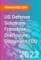 US Defense Solutions Franchise Disclosure Document FDD - Product Thumbnail Image