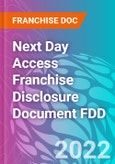 Next Day Access Franchise Disclosure Document FDD- Product Image