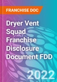 Dryer Vent Squad Franchise Disclosure Document FDD- Product Image