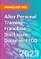 Alloy Personal Training Franchise Disclosure Document FDD - Product Thumbnail Image