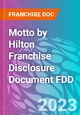 Motto by Hilton Franchise Disclosure Document FDD- Product Image