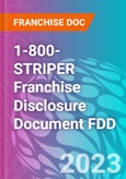 1-800-STRIPER Franchise Disclosure Document FDD- Product Image