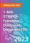 1-800-STRIPER Franchise Disclosure Document FDD - Product Thumbnail Image