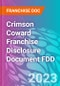 Crimson Coward Franchise Disclosure Document FDD - Product Thumbnail Image