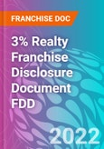3% Realty Franchise Disclosure Document FDD- Product Image