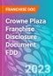 Crowne Plaza Franchise Disclosure Document FDD - Product Thumbnail Image