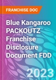 Blue Kangaroo PACKOUTZ Franchise Disclosure Document FDD- Product Image