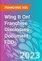 Wing It On! Franchise Disclosure Document FDD - Product Thumbnail Image