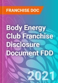 Body Energy Club Franchise Disclosure Document FDD- Product Image
