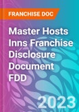 Master Hosts Inns Franchise Disclosure Document FDD- Product Image