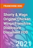 Shorty & Wags Original Chicken Wings Franchise Disclosure Document FDD- Product Image