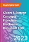 Closet & Storage Concepts Franchise Disclosure Document FDD - Product Thumbnail Image