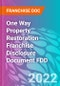 One Way Property Restoration Franchise Disclosure Document FDD - Product Thumbnail Image