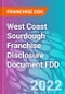 West Coast Sourdough Franchise Disclosure Document FDD - Product Thumbnail Image