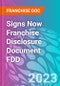 Signs Now Franchise Disclosure Document FDD - Product Thumbnail Image