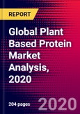 Global Plant Based Protein Market Analysis, 2020- Product Image