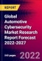 Global Automotive Cybersecurity Market Research Report Forecast 2022-2027 - Product Image