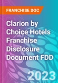 Clarion by Choice Hotels Franchise Disclosure Document FDD- Product Image