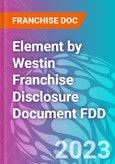 Element by Westin Franchise Disclosure Document FDD- Product Image