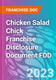Chicken Salad Chick Franchise Disclosure Document FDD- Product Image