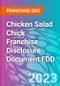 Chicken Salad Chick Franchise Disclosure Document FDD - Product Thumbnail Image