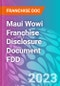 Maui Wowi Franchise Disclosure Document FDD - Product Thumbnail Image