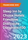 Sleep Inn by Choice Hotels Franchise Disclosure Document FDD- Product Image