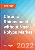 Chronic Rhinosinusitis without Nasal Polyps (CRSsNP) - Market Insight, Epidemiology and Market Forecast -2032- Product Image